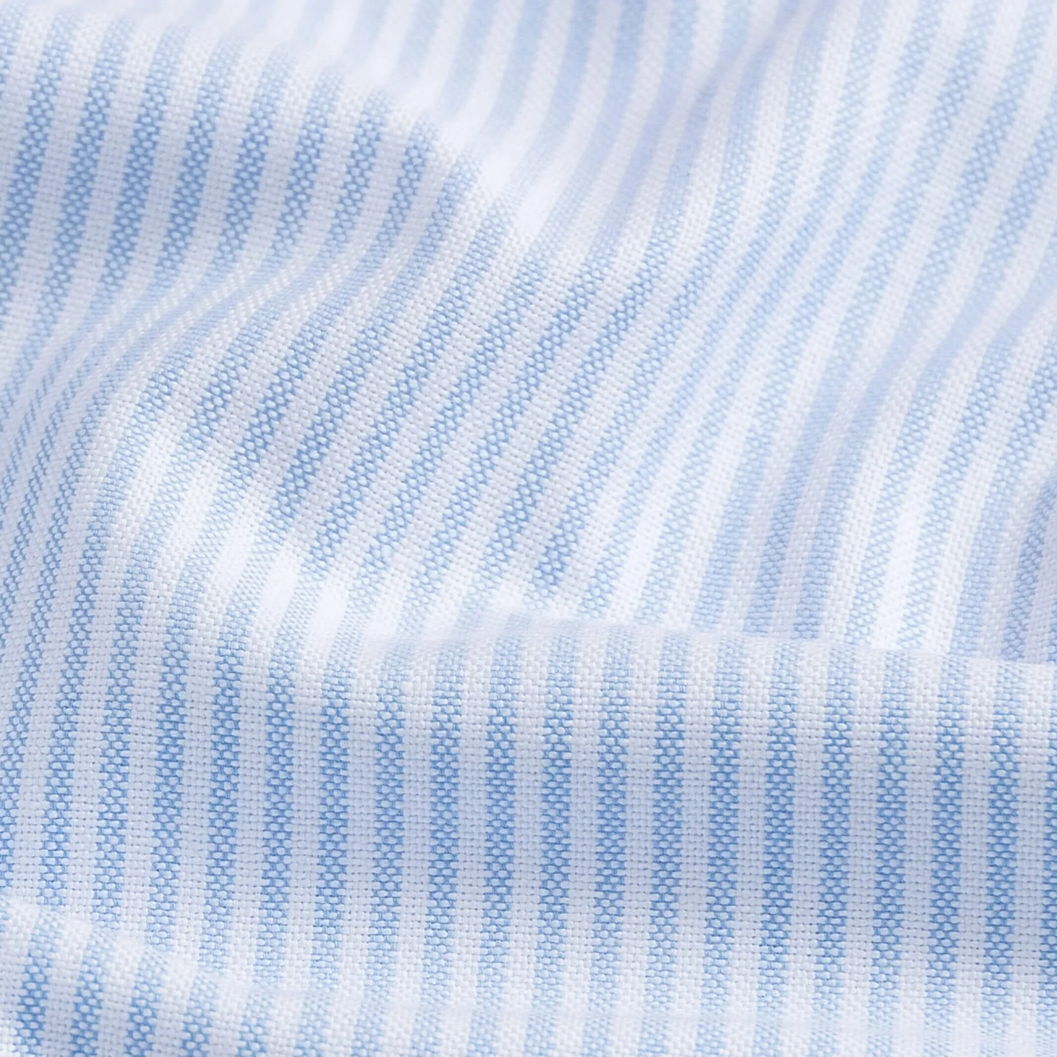 The Light Blue Mayfield Oxford Stripe Popover Custom Shirt