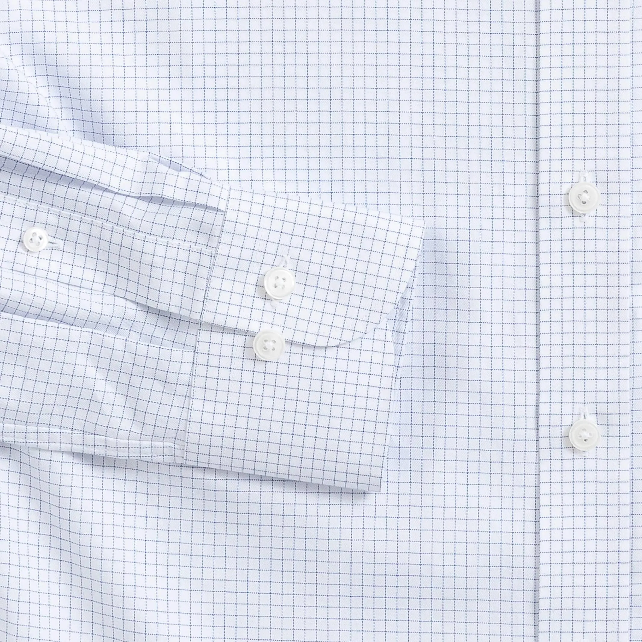 The Navy Warren Check Custom Shirt