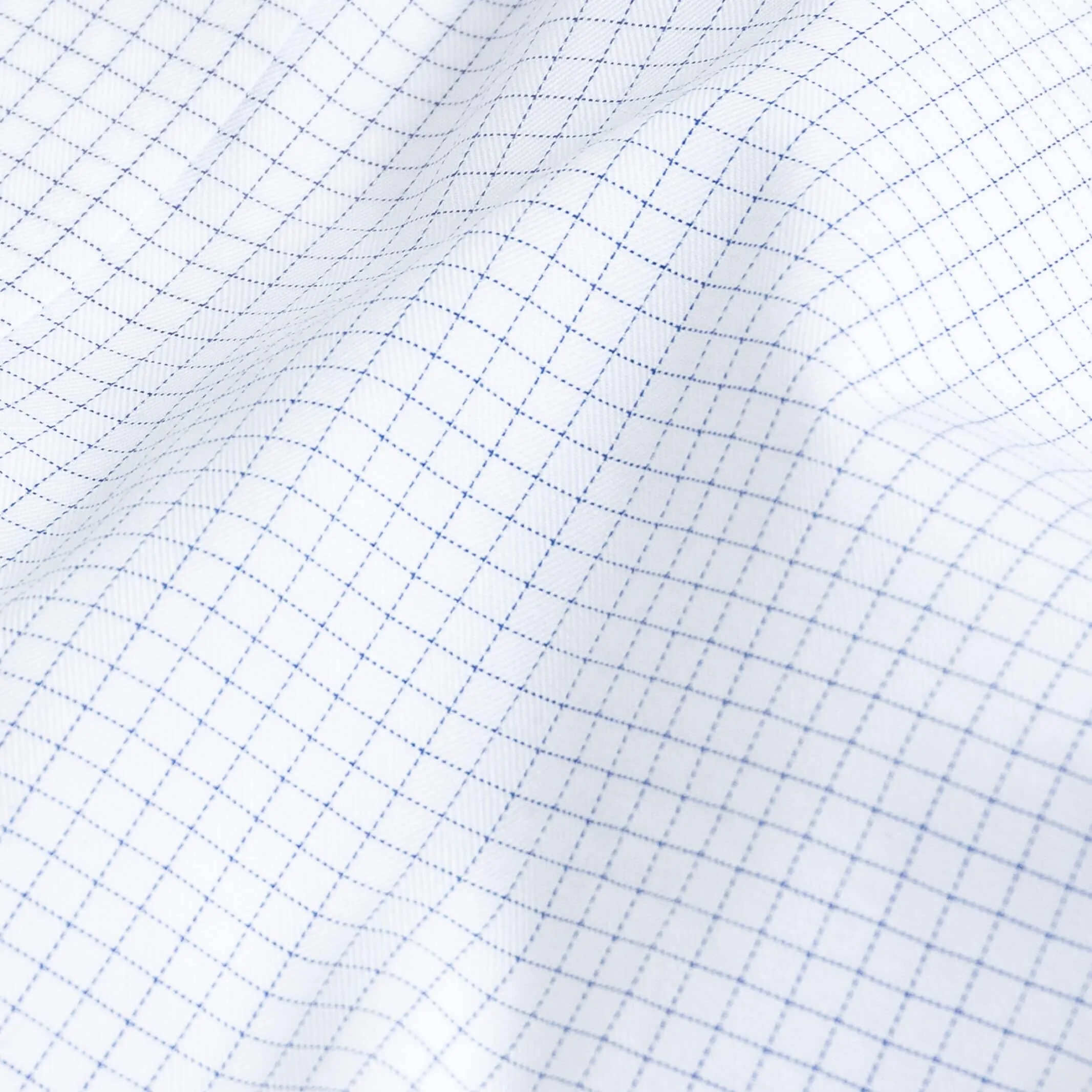 The Navy Warren Check Custom Shirt