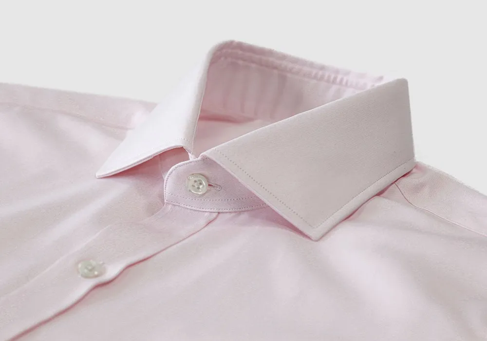 The Pink Fine Twill Spread Dress Shirt