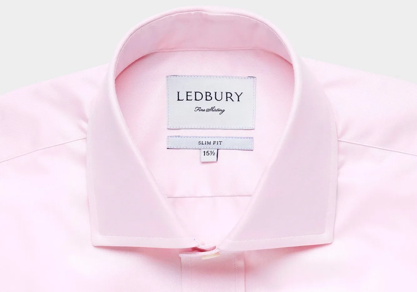 The Pink Fine Twill Spread Dress Shirt