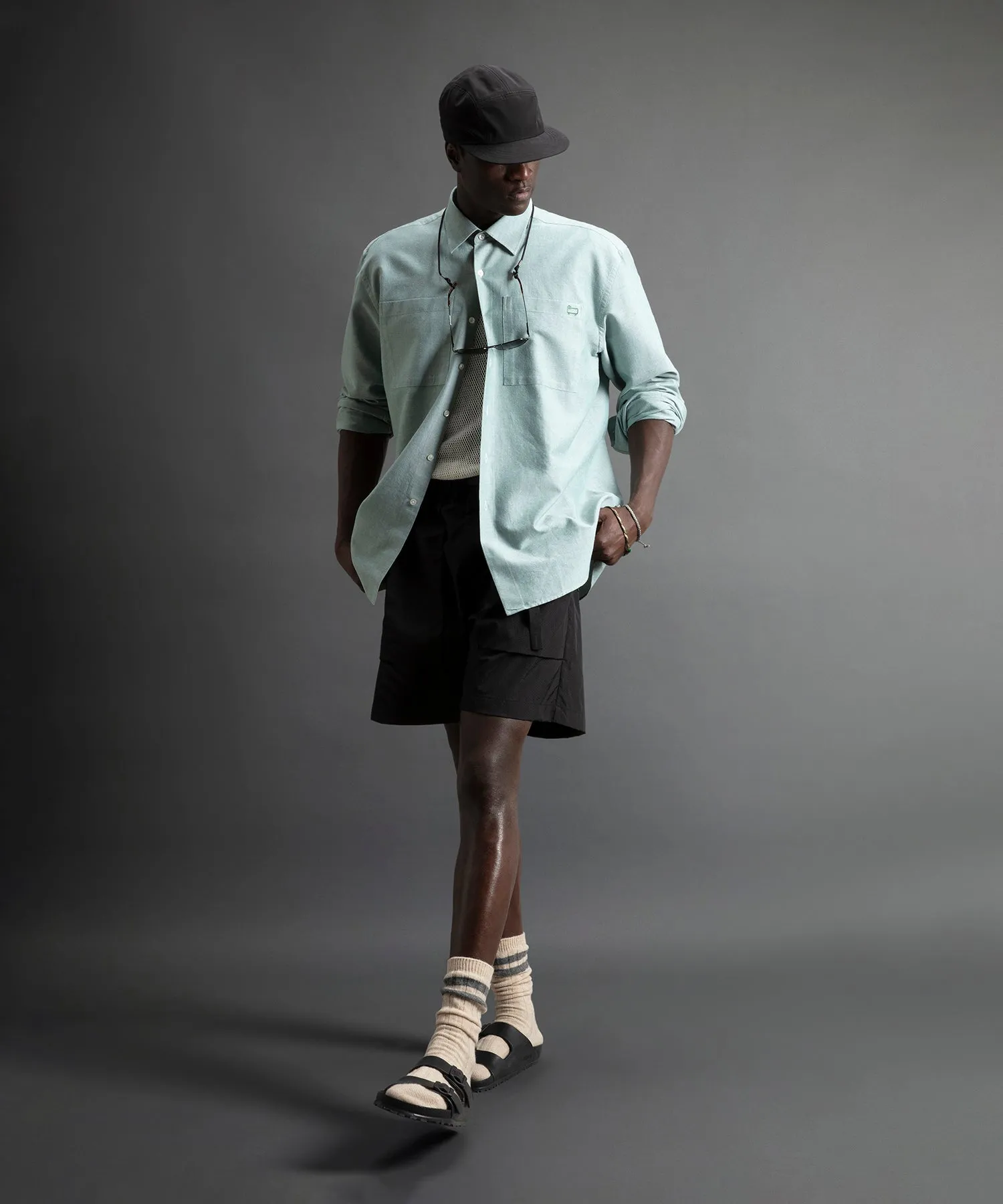 Todd Snyder x Woolrich Work Shirt in Green