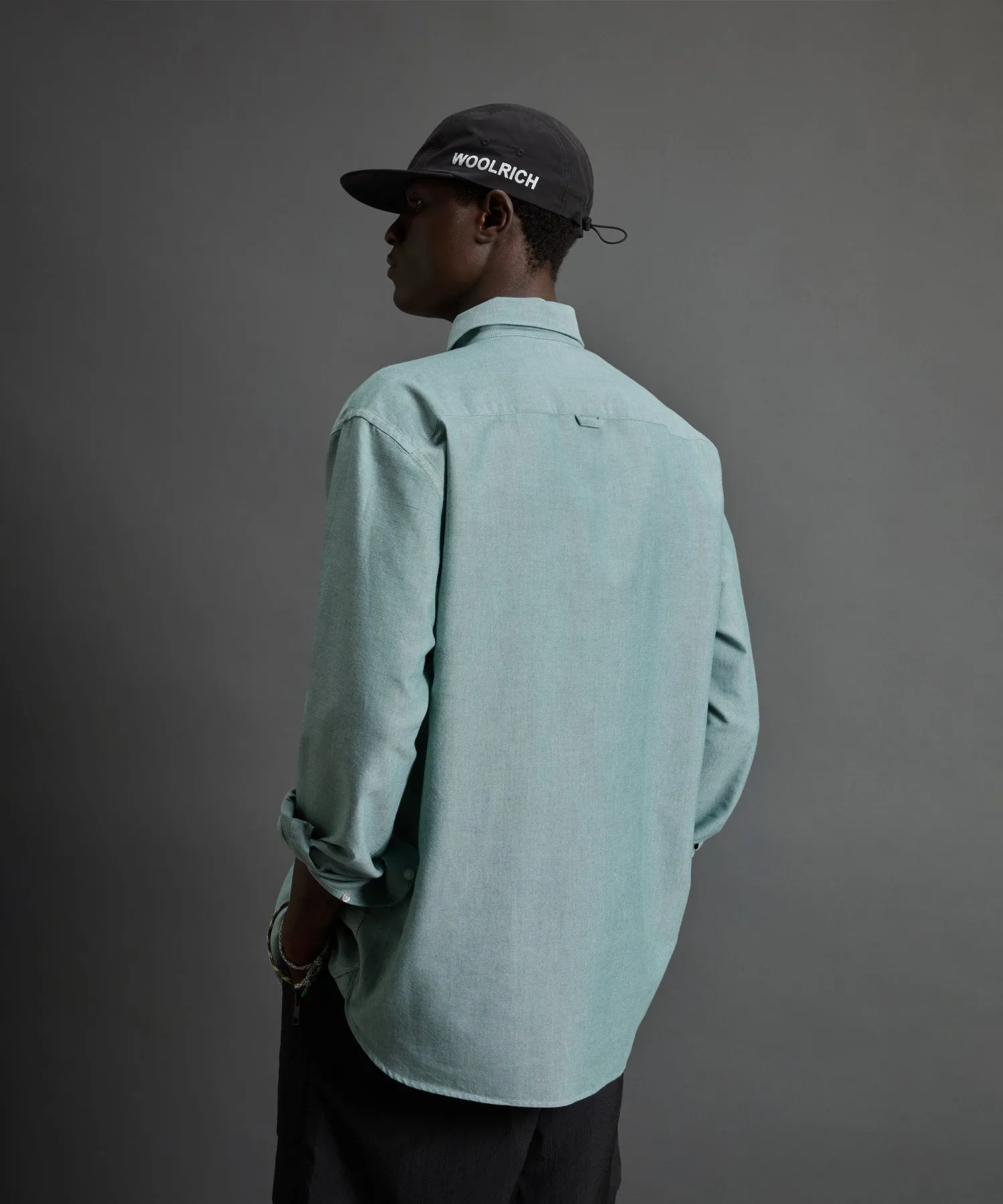 Todd Snyder x Woolrich Work Shirt in Green