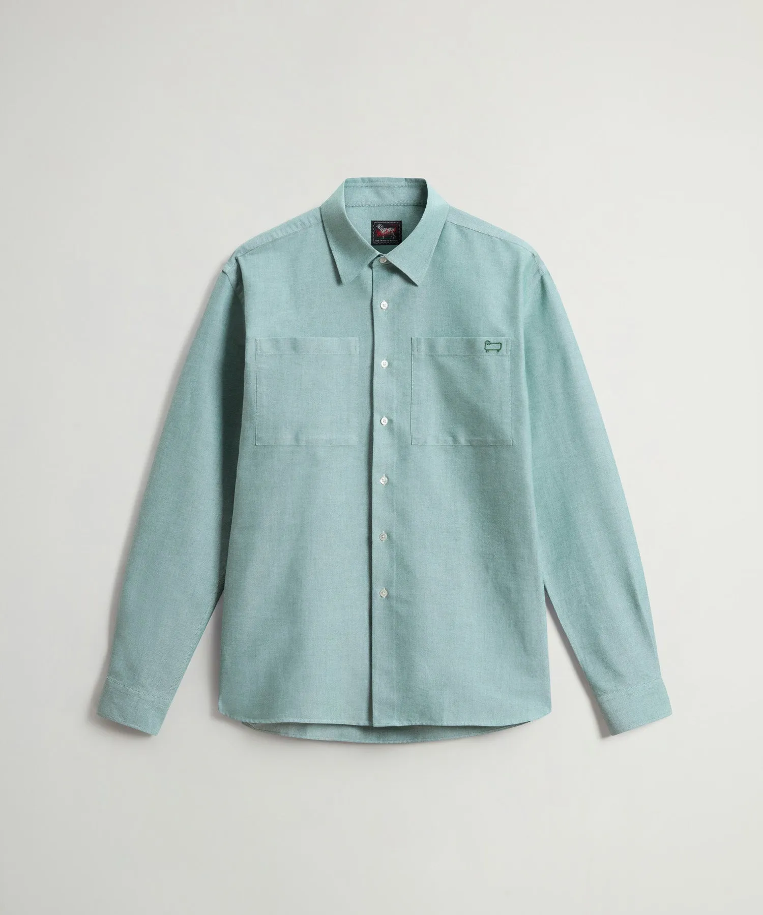 Todd Snyder x Woolrich Work Shirt in Green