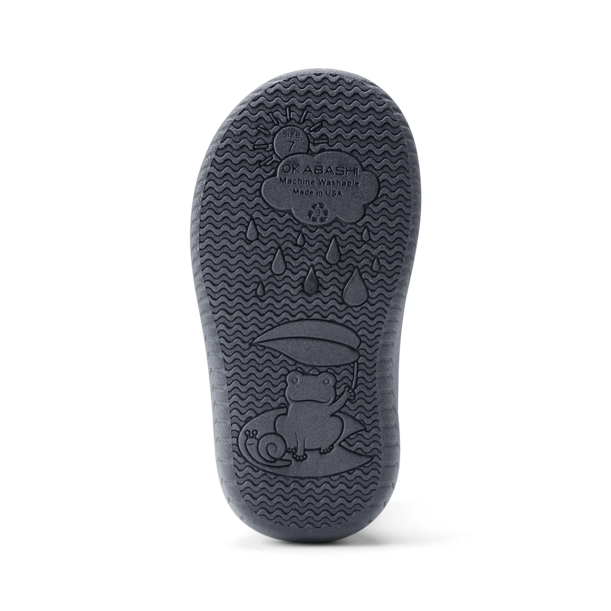 Toddler Kendall Rain Boots, Gray Sharks