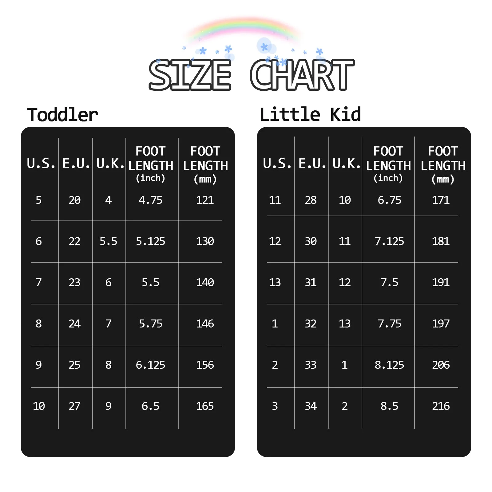 Toddler Kids Solid Black Rain Boots