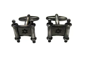 Torah Scroll Religious Cufflinks