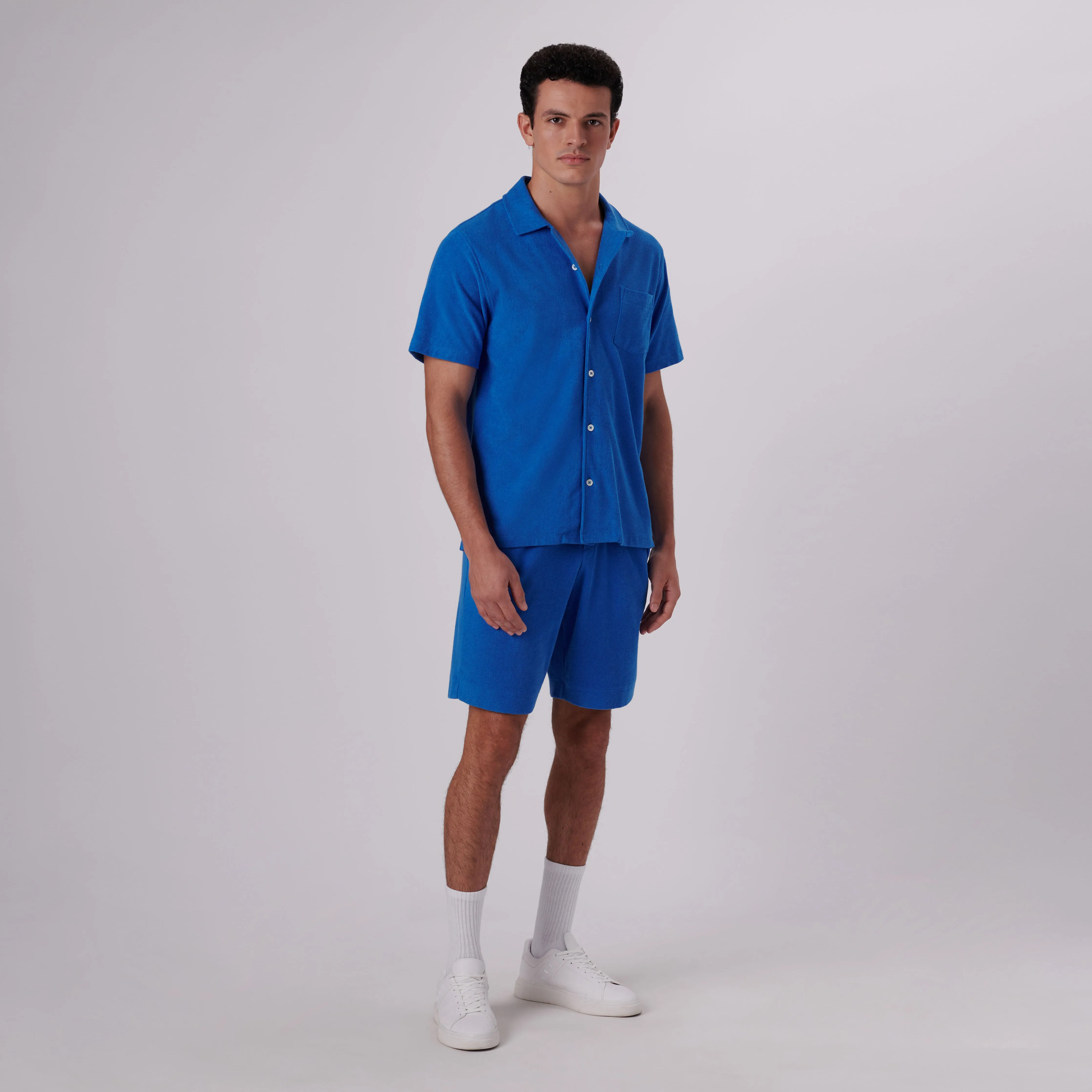 Towelling French Terry Camp Shirt