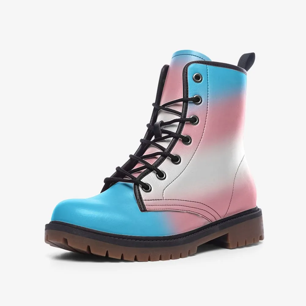 Transgender combat boots