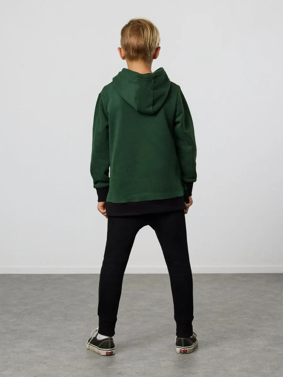Tribe Space Pant - Black/Dark Green