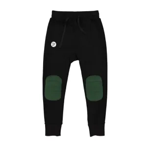 Tribe Space Pant - Black/Dark Green