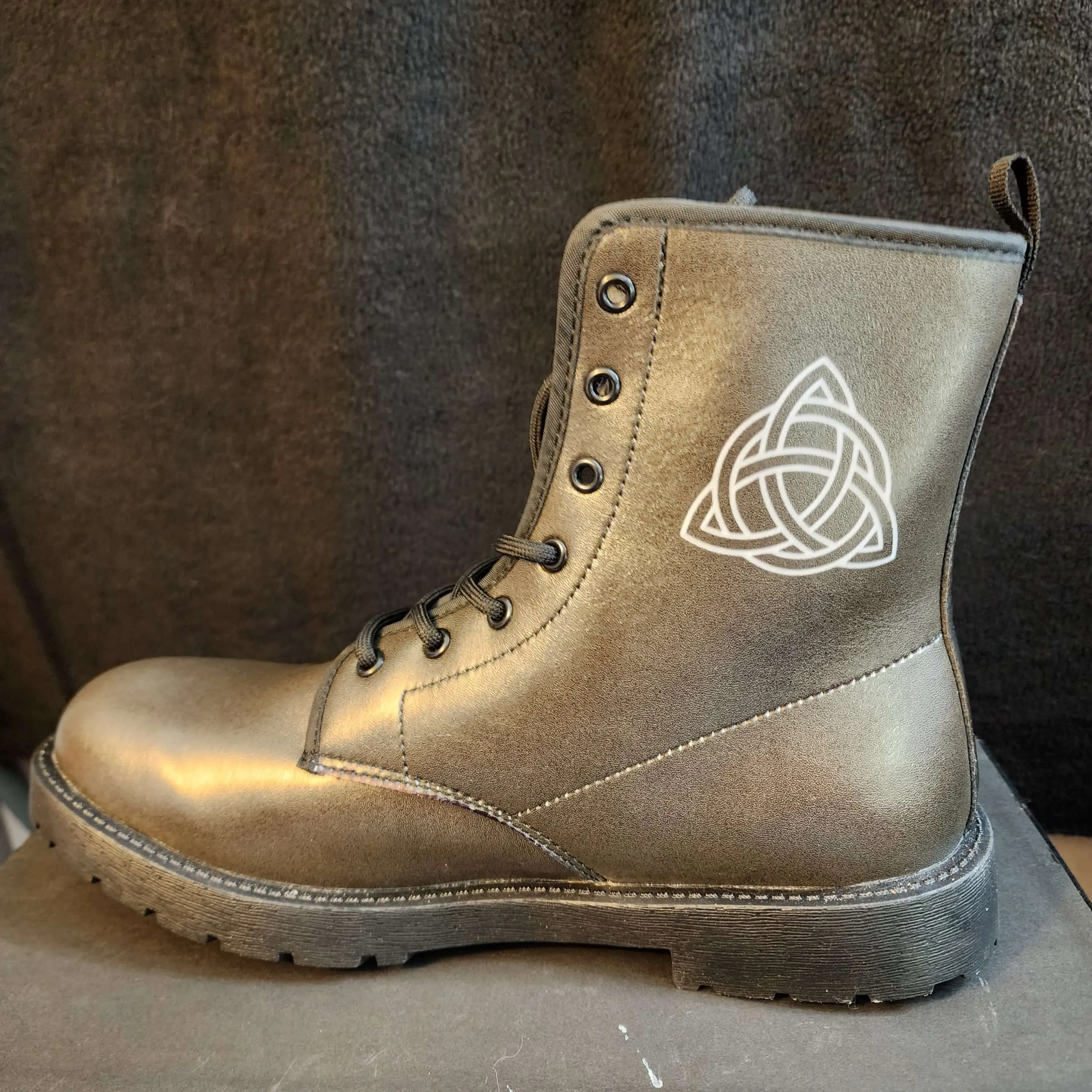 Triquetra Boots Combat Style (Size EU42 / Women's 11 / Men's Size 8.5