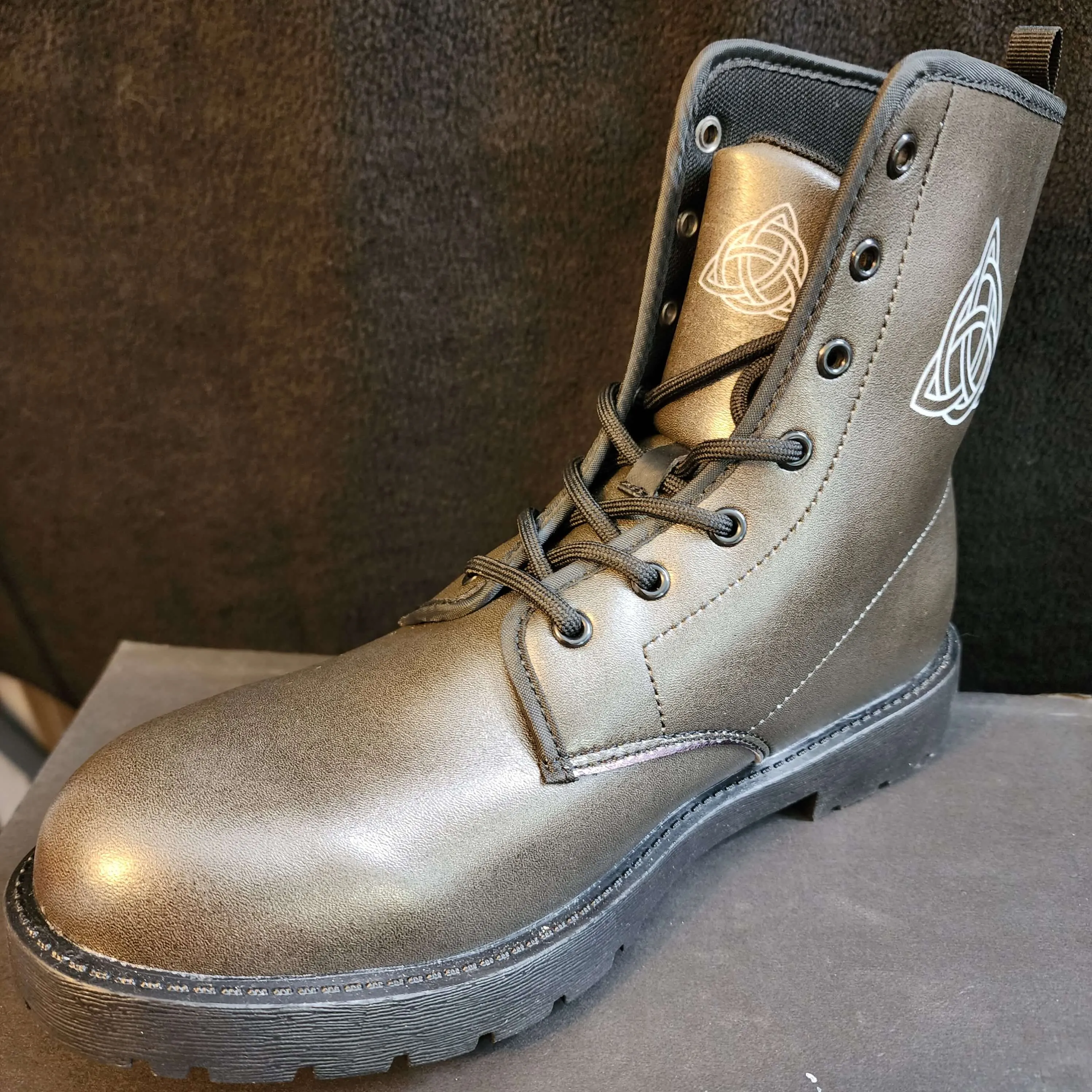 Triquetra Boots Combat Style (Size EU42 / Women's 11 / Men's Size 8.5
