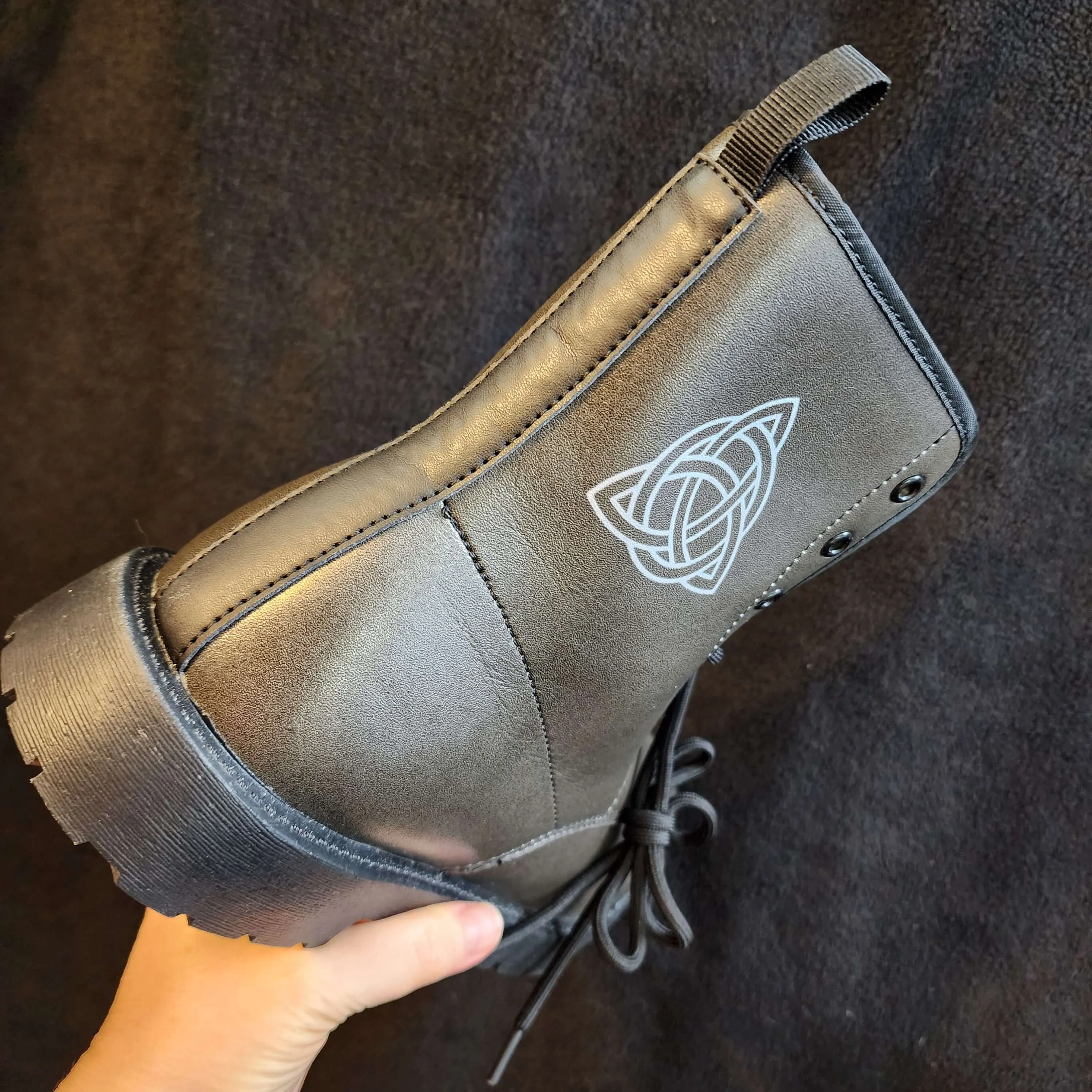 Triquetra Boots Combat Style (Size EU42 / Women's 11 / Men's Size 8.5