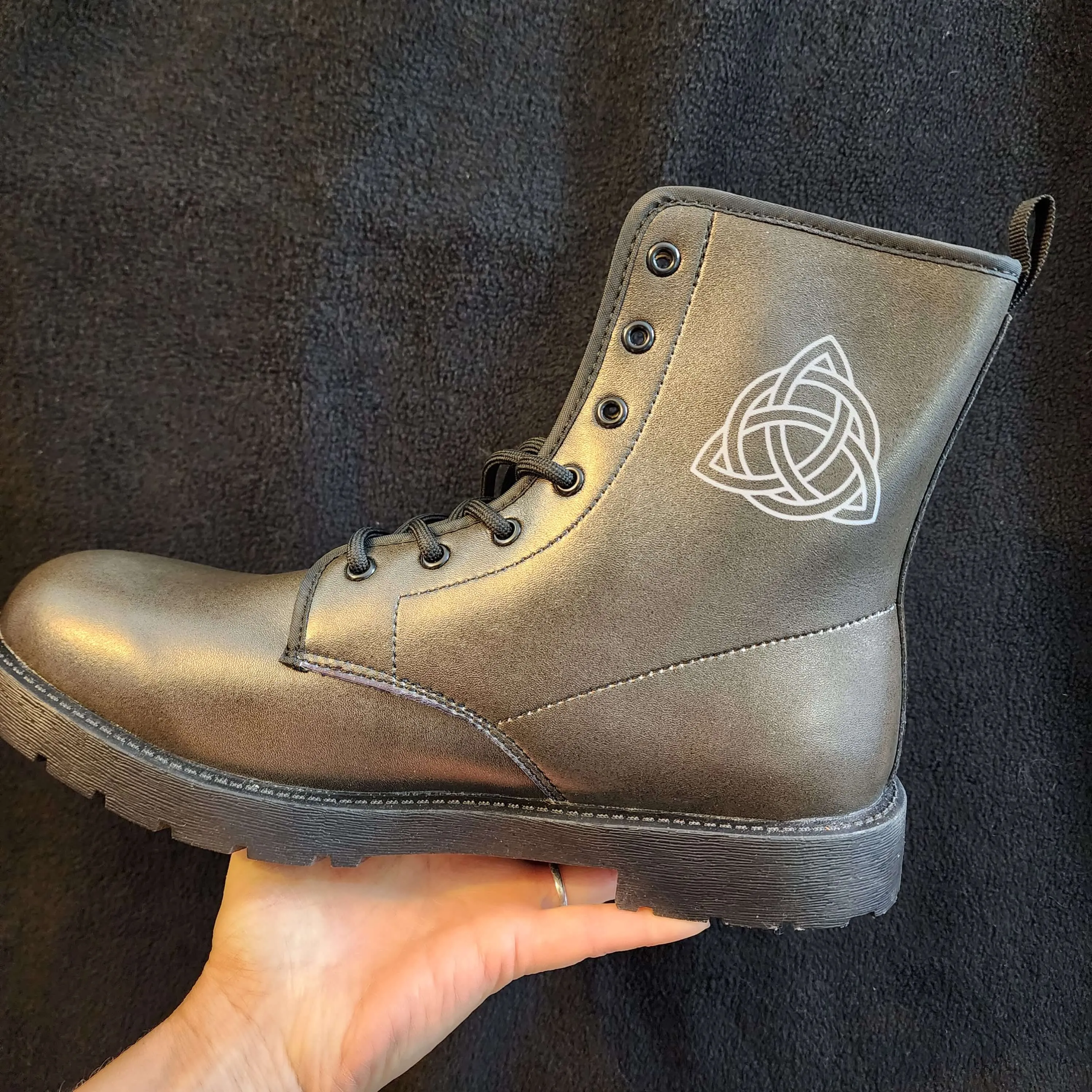 Triquetra Boots Combat Style (Size EU42 / Women's 11 / Men's Size 8.5