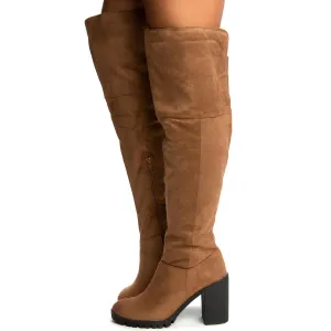 Trixy-03 Over The Knee High Heel Boot