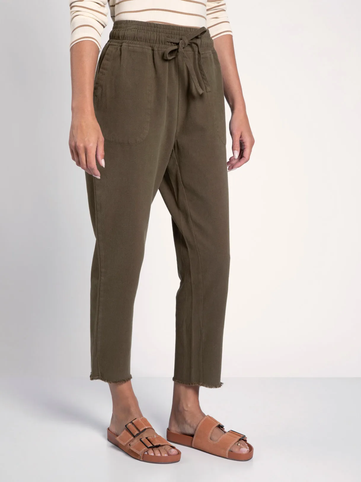 Tuscany Jogger Pants w Drawstring Waist