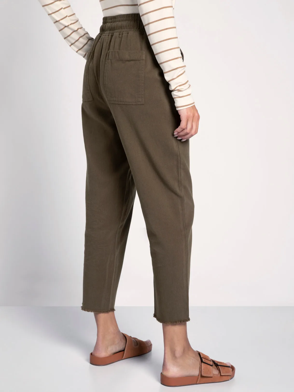 Tuscany Jogger Pants w Drawstring Waist