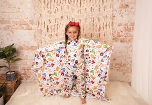 Two piece set (NOT Bamboo)- Holiday Treats Unisex (luxe poly/spandex