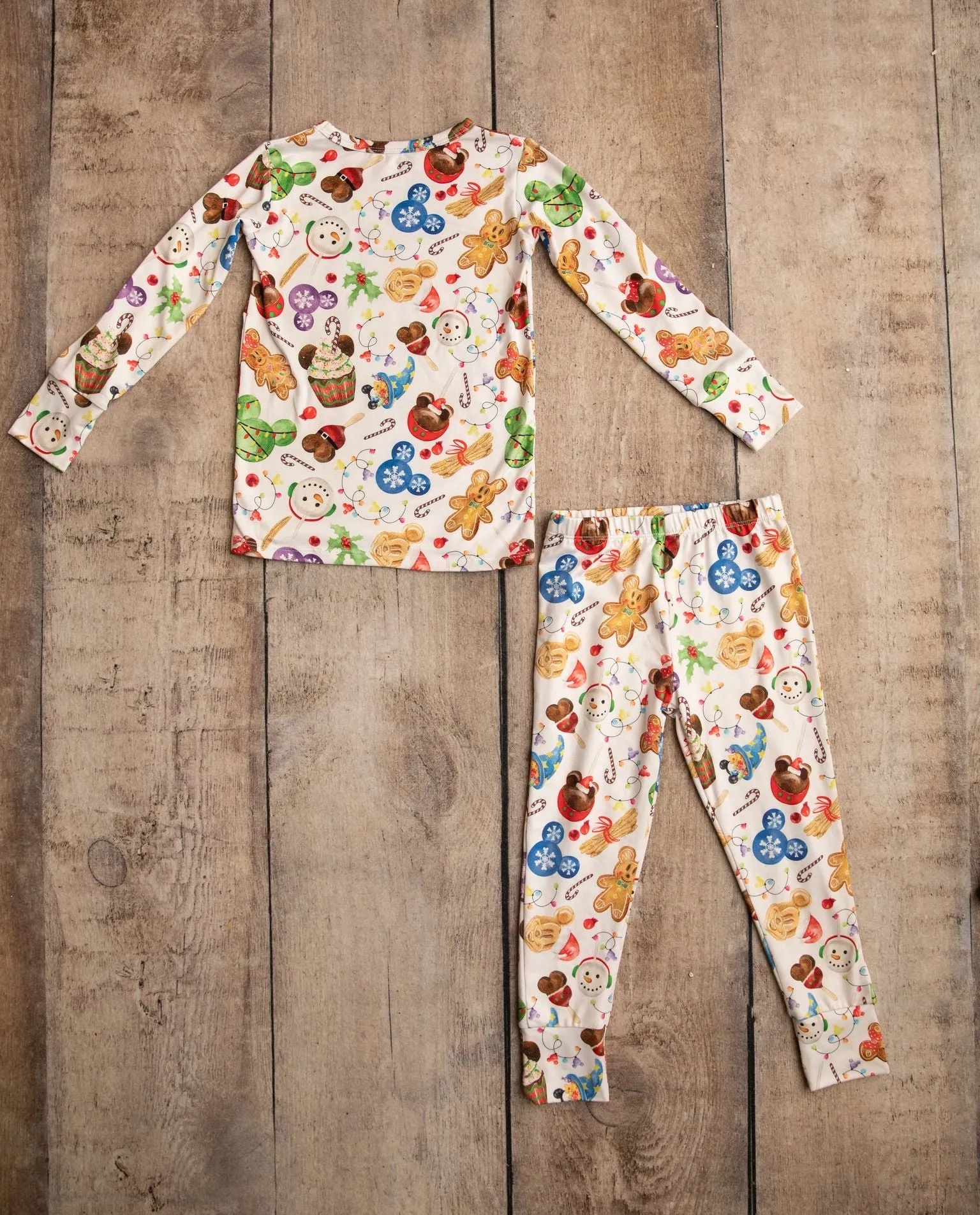 Two piece set (NOT Bamboo)- Holiday Treats Unisex (luxe poly/spandex