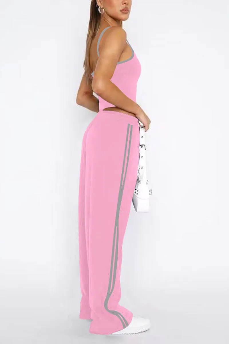 UN0321 Cami and Sweatpants Set