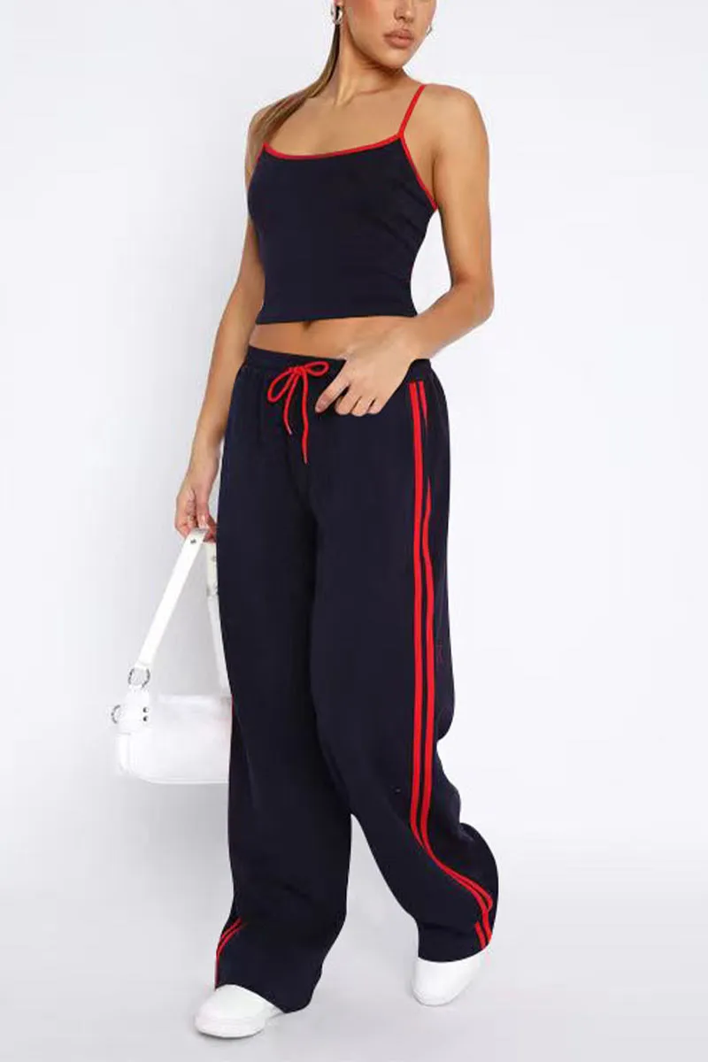 UN0321 Cami and Sweatpants Set