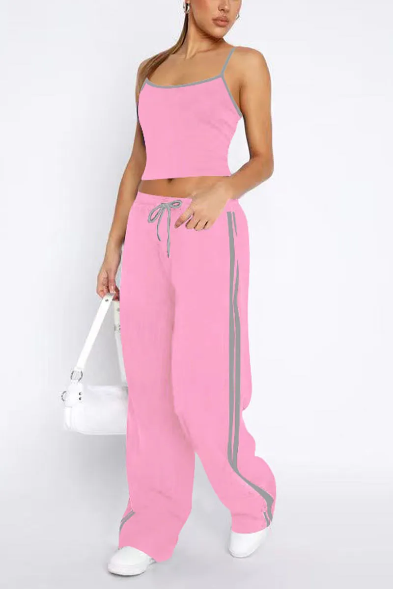 UN0321 Cami and Sweatpants Set