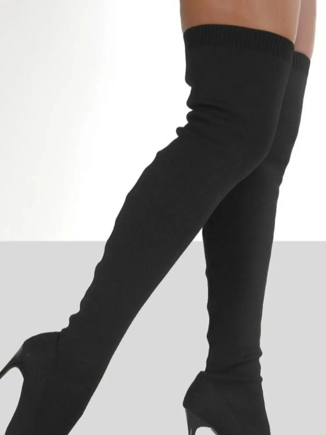 'Vera' Knee High Stiletto Boots