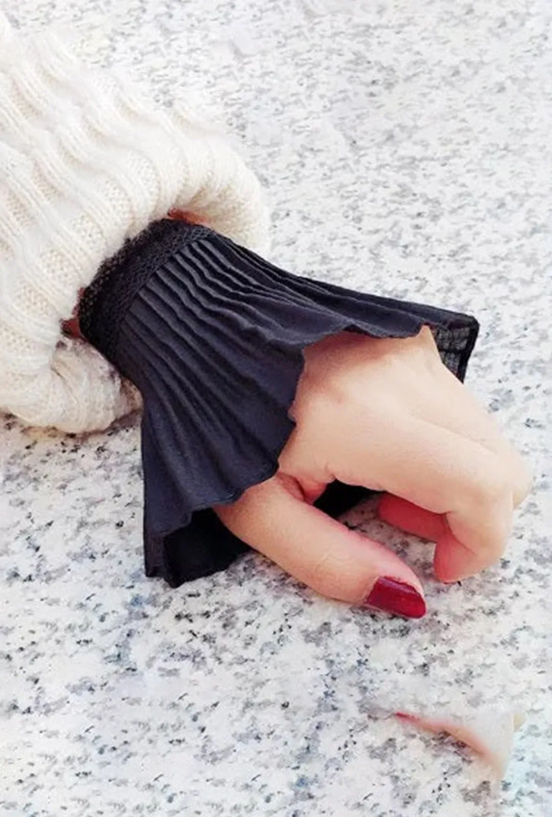 Victorian Lace Wrist Cuffs
