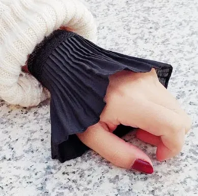 Victorian Lace Wrist Cuffs