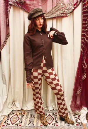 Vintage 70s Statement Cuff Blouse