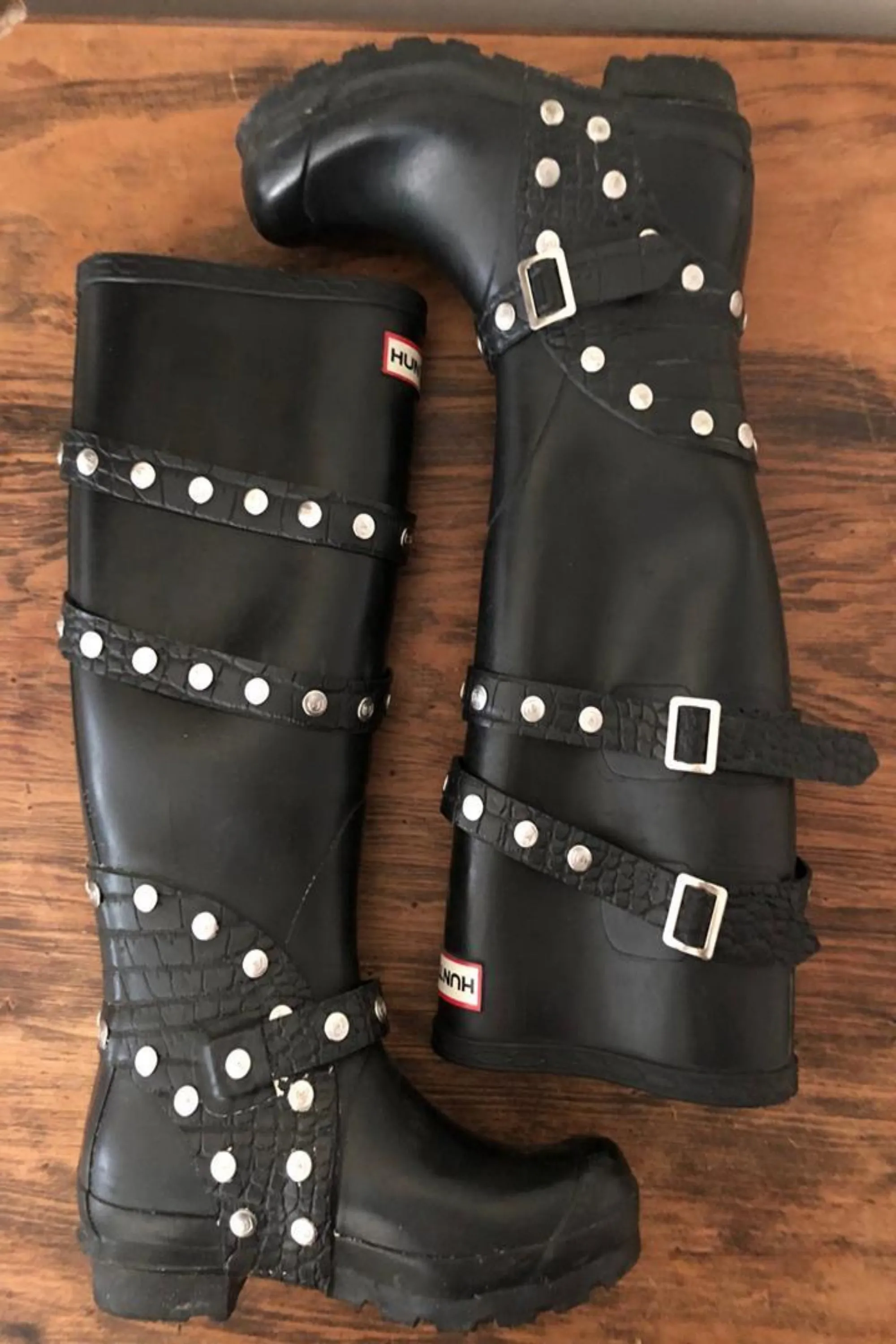 Vintage Hunter Festival Limited Edition Studded Tall Gumboots