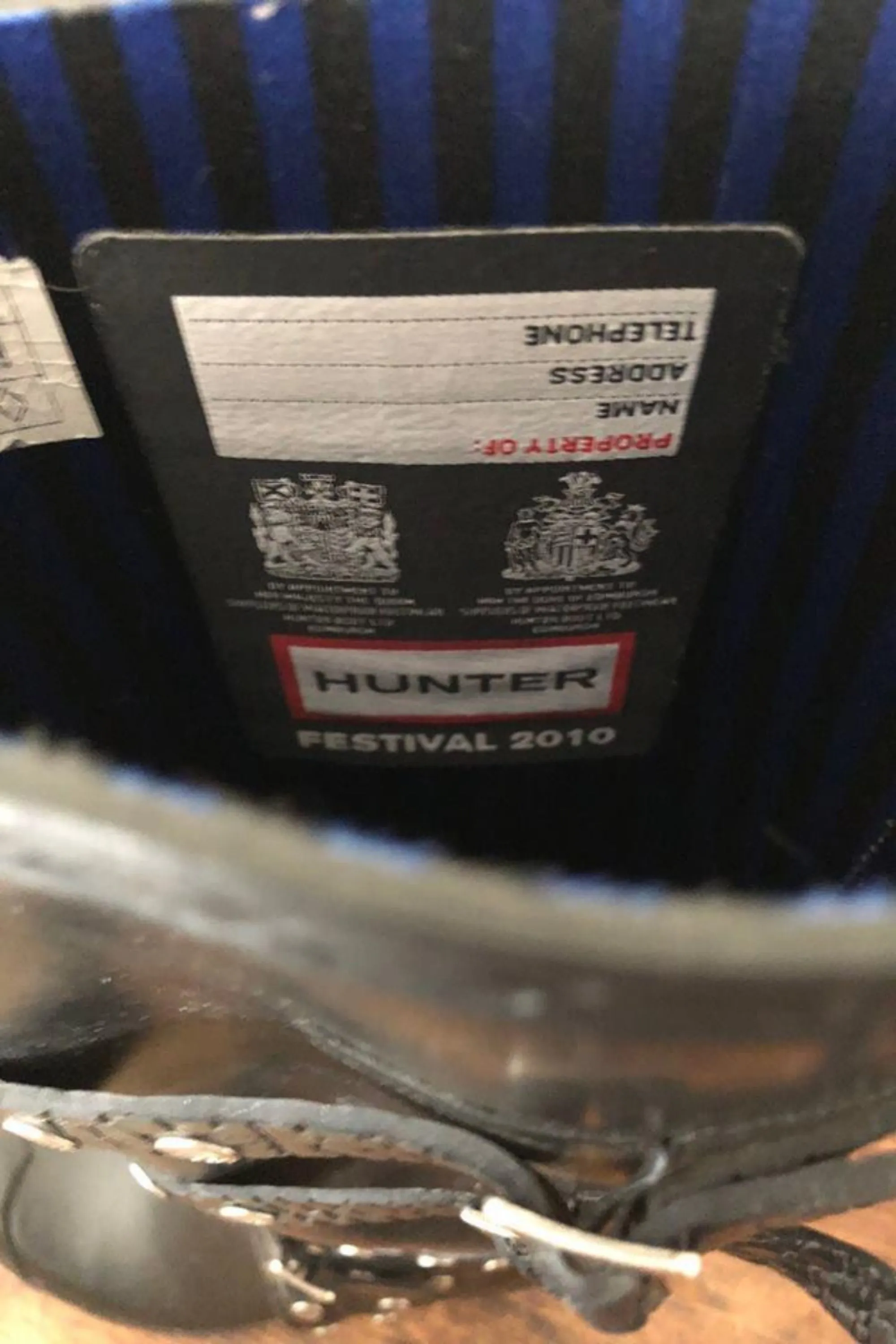 Vintage Hunter Festival Limited Edition Studded Tall Gumboots