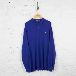 Vintage Ralph Lauren Polo Shirt - Blue - XXL