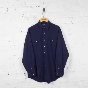 Vintage Ralph Lauren Polo Shirt - Navy - L
