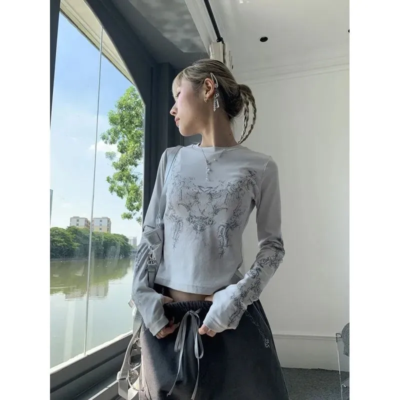 Vintage Women Clothes Y2K T-shirts