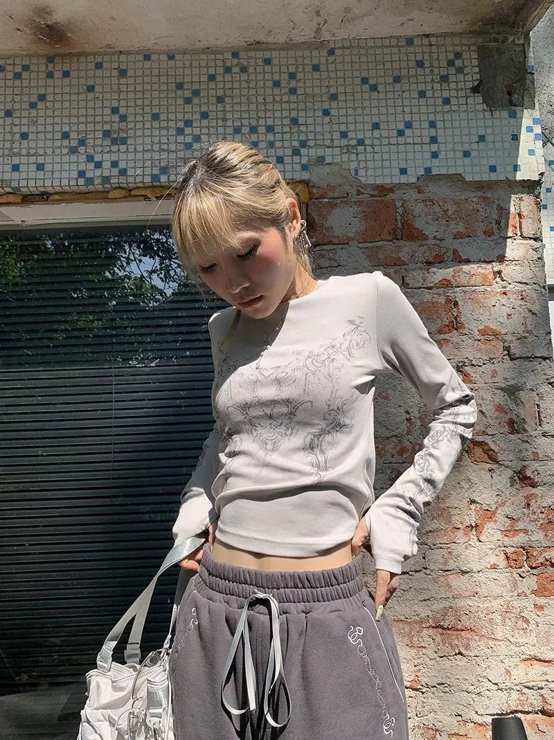 Vintage Women Clothes Y2K T-shirts