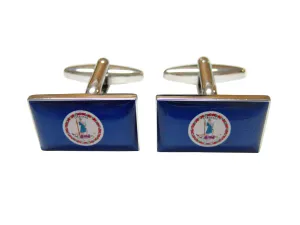 Virginia State Flag Cufflinks