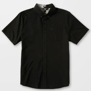 Volcom Everett Oxford Short Sleeved Shirt - New Black