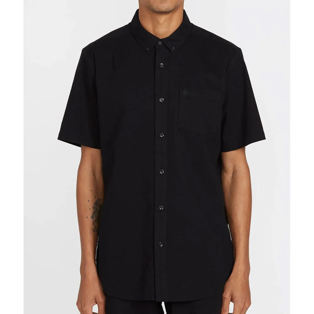 Volcom Everett Oxford Short Sleeved Shirt - New Black