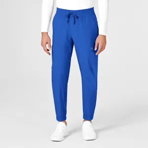 W123 5655 Men's Cargo Jogger Scrub Pants Royal