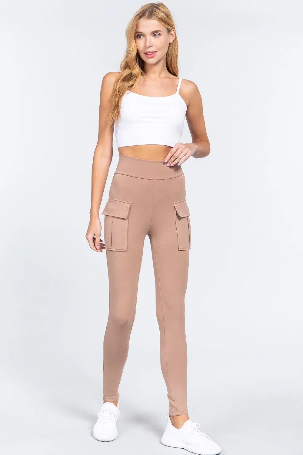 Waistband Side Pocket Jogger Pants