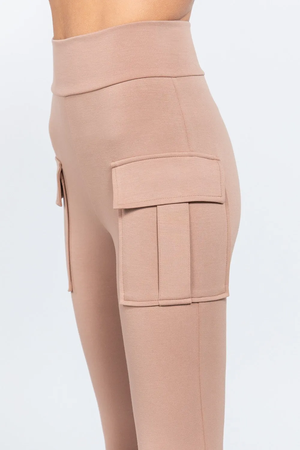 Waistband Side Pocket Jogger Pants