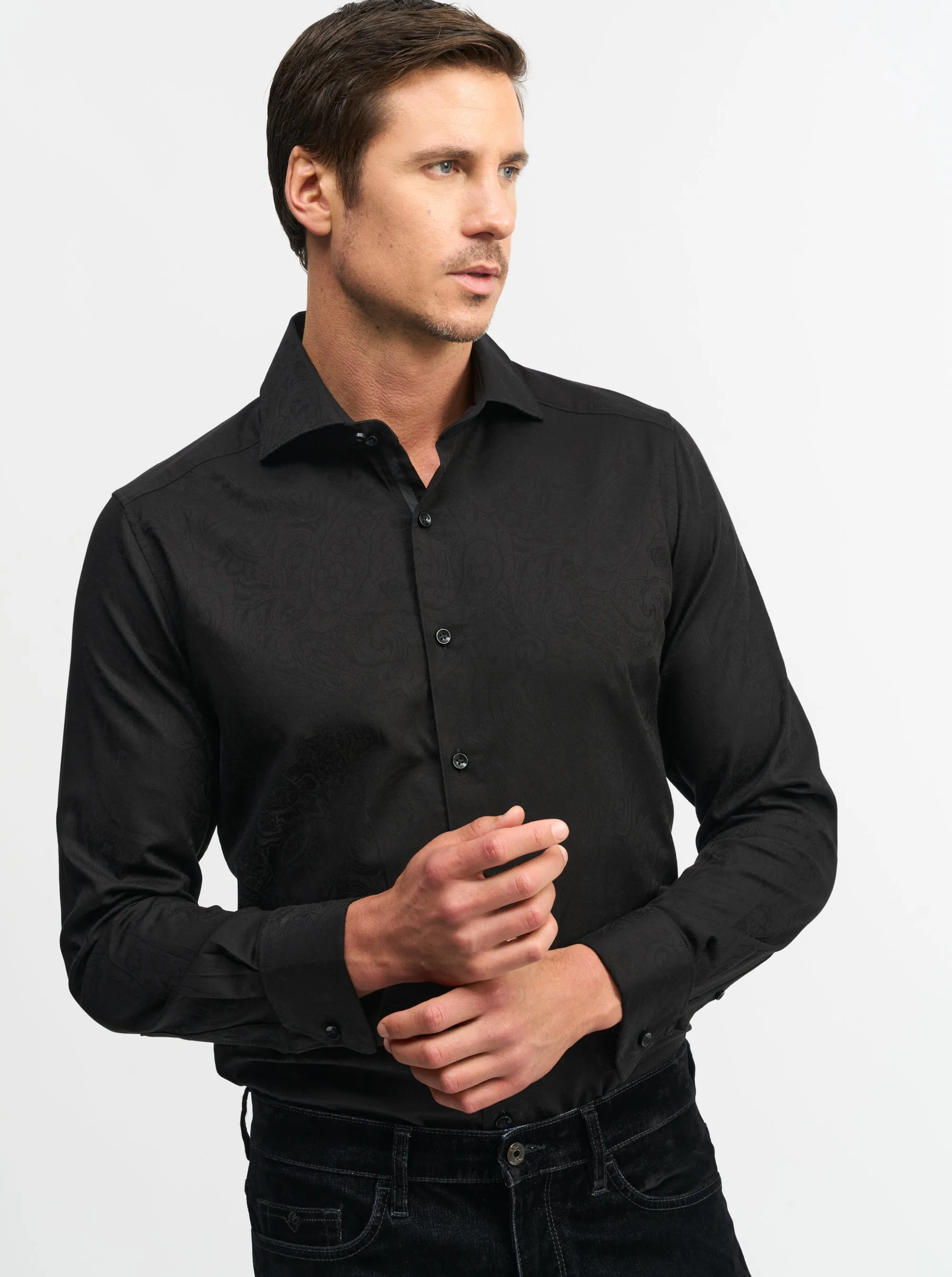 WAYCROSS LONG SLEEVE BUTTON DOWN SHIRT