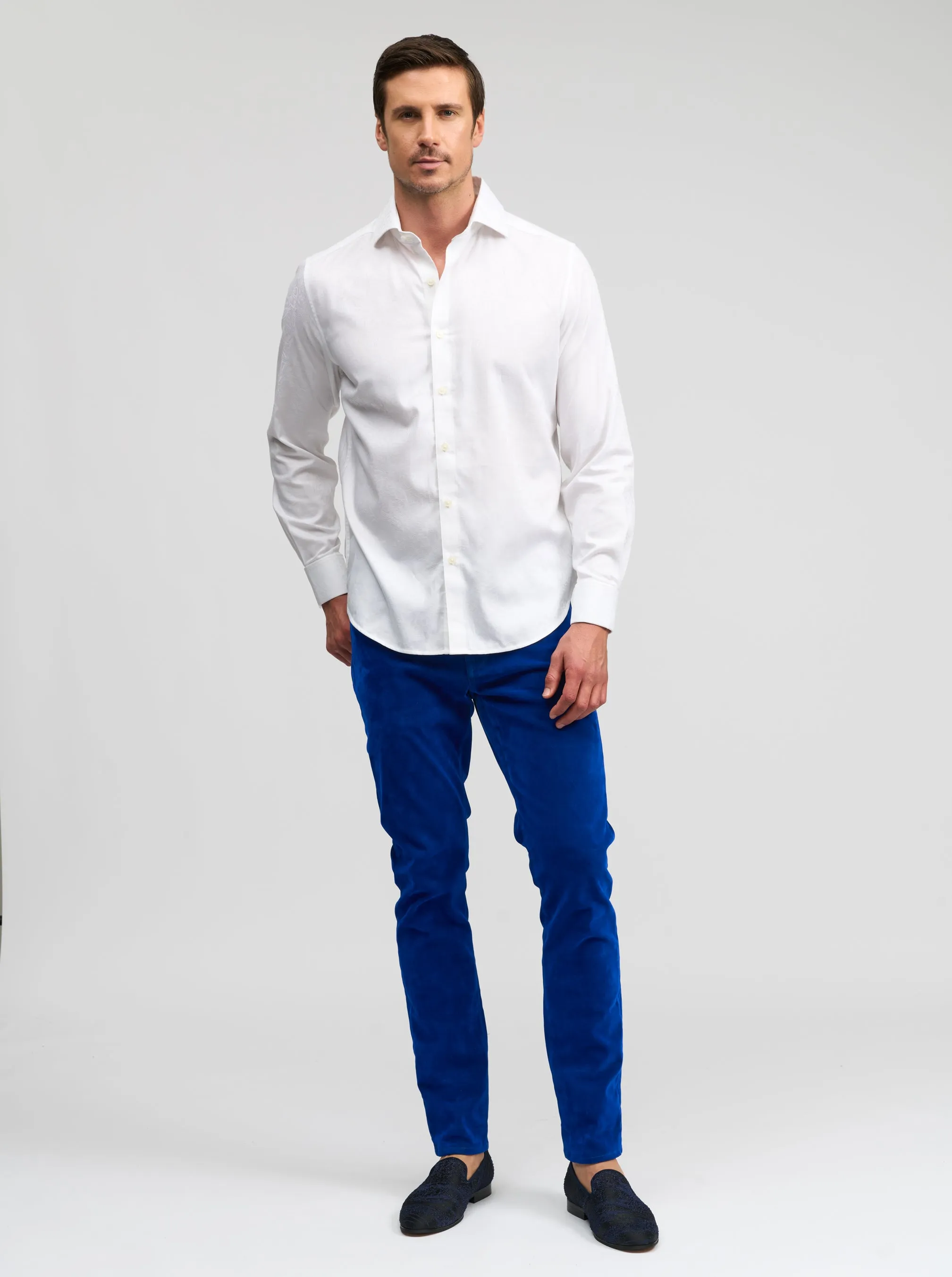 WAYCROSS LONG SLEEVE BUTTON DOWN SHIRT