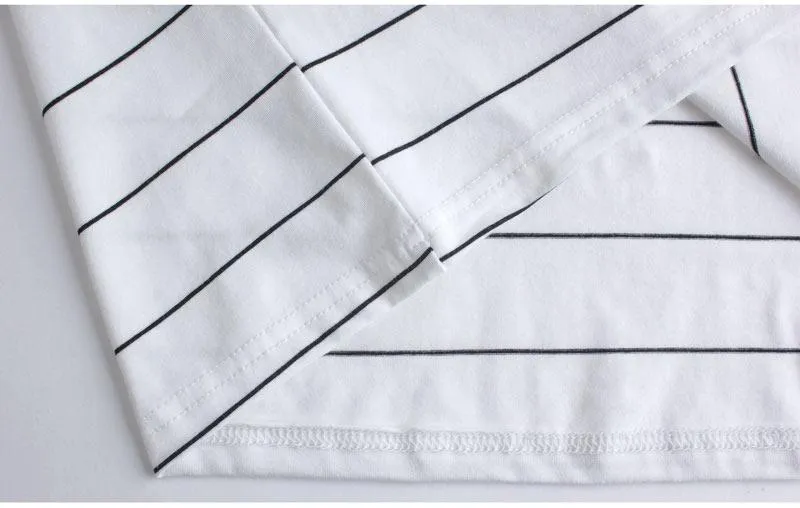 West Louis™ Brand Summer Stripped Polo Shirt