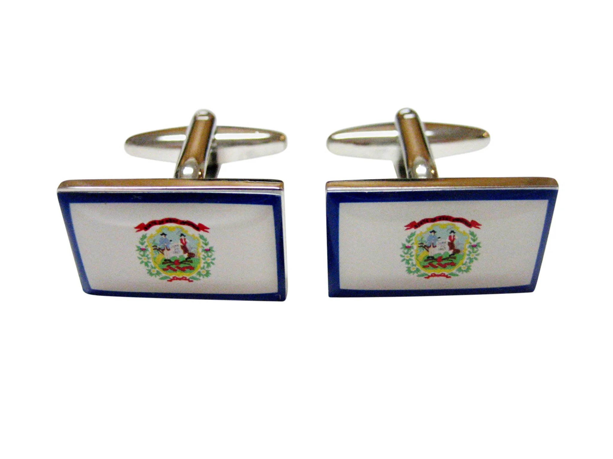 West Virginia State Flag Cufflinks