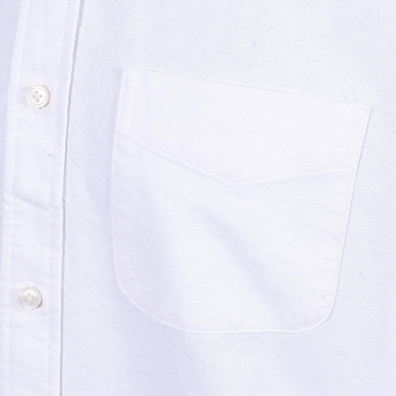 White Cotton SC25910 Oxford Shirt with Button Down Collar CANE4446