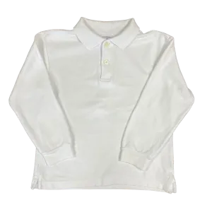 White L/S Polo