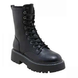 Wild Fable Womens Logan Lug Combat Boots with Memory Foam Insole Black 10M